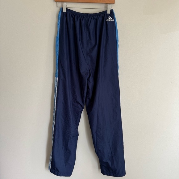 Vtg 90s Y2K women’s adidas windbreaker pant blue size large - Picture 2 of 7